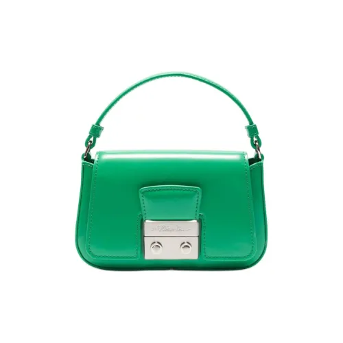 3,1 Phillip Lim Pashli Гладкая кожа Сумка через плечо Сумка Micro Женская Зеленая