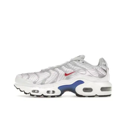 Nike Air Max Plus Амортизация Износостойкий Низкий Топ Беговые кроссовки Женские Белые