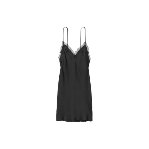 Victoria's Secret Черные Женские Ночные сорочки