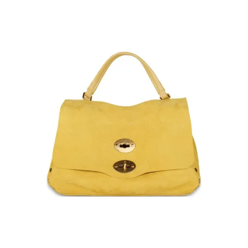 Zanellato Замша Сумка через плечо Сумка Маленькая Женская Желтая