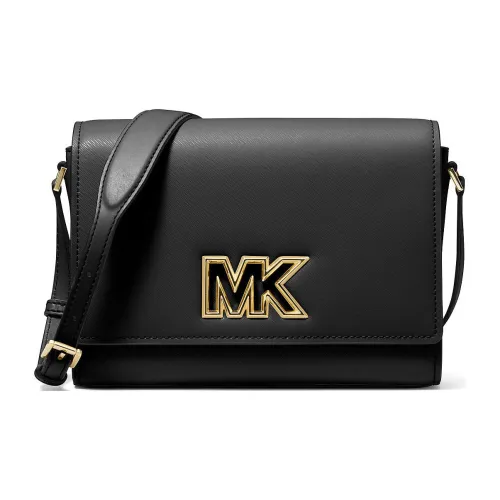 MICHAEL KORS Mimi Кожа Курьерская Сумка Сумка через плечо Средняя Женская Черная