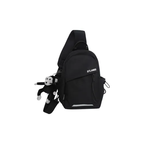Banyanu Nylon Sling Bag Standard Unisex White Black Blue Green Banyanu Нейлоновая сумка через плечо Стандартная Унисекс Белый Черный Синий Зеленый