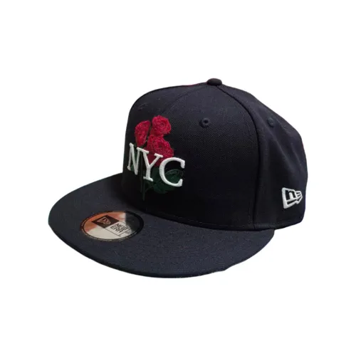 New Era Хлопковые кепки унисекс черные