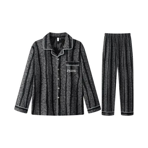 HUAIERWEI BBA 100% хлопок Мужской G655 Мужской Пижамные комплекты