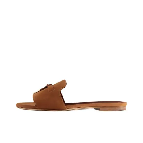 Loro Piana Слипоны Женские Коричневый