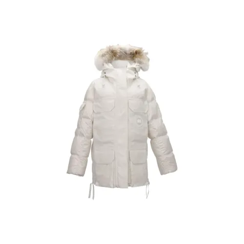 Canada Goose Expedition Series SS22 Пуховик PARKA Пальто Женские Серый Бежевый