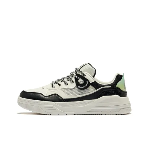 Erke Скейтборд Кроссовки Низкие Микрокристалл Белый Джет Черный Мужской