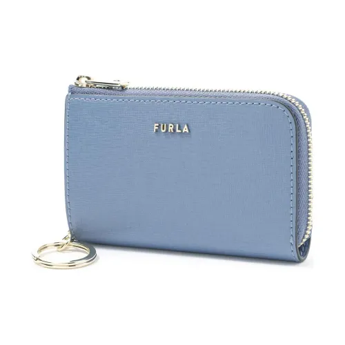 Furla Вавилон Тисненая кожа Key Pouch Женские Синий