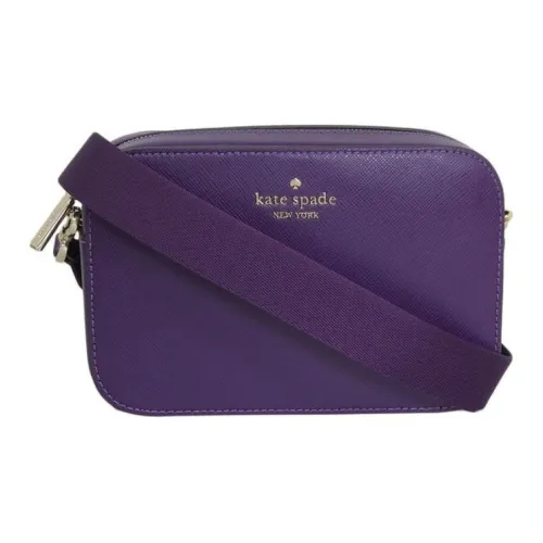 Kate Spade Kate Spade Блестящий Розовый Ткань Camera Сумка Сумка через плечо Мини Женская Фиолетовая