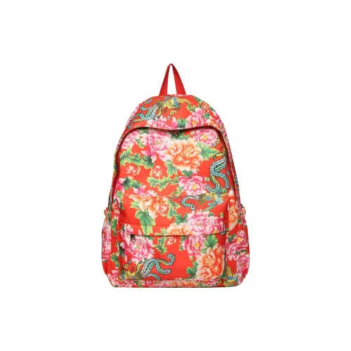 Deli Bear Нейлон Рюкзак Стандартный Женский Красный Зеленый Черный