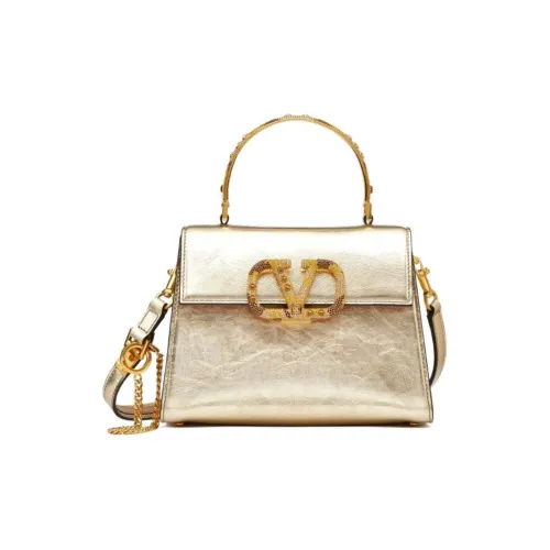 Valentino Кожа Сумка Сумка через плечо Сумка через плечо Женская Золотая