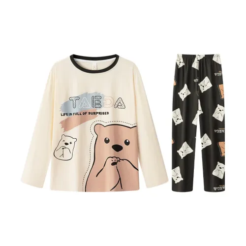 HUAIERWEI XB 100% хлопок Мужской 88680 Мужской Пижамные комплекты