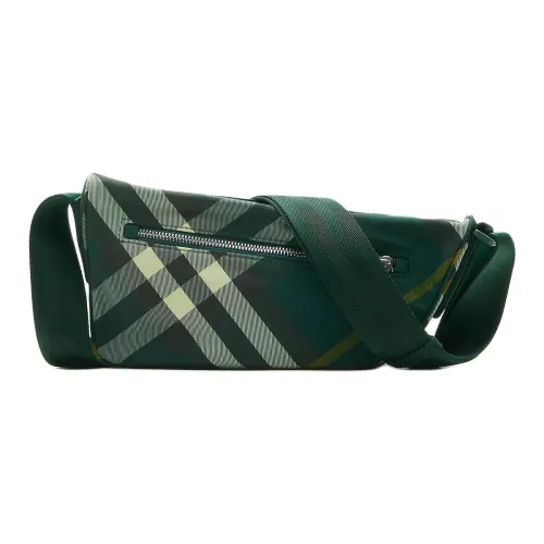 Burberry Полиамид Сумка через плечо Сумка на плечо Мужская Плющево-зеленая
