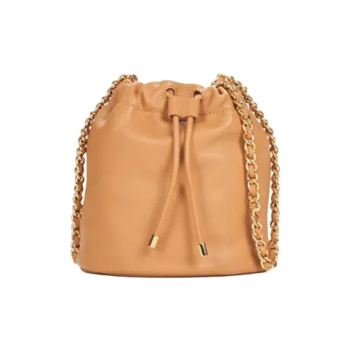 Polo Ralph Lauren Сумка через плечо из кожи женская бежевая