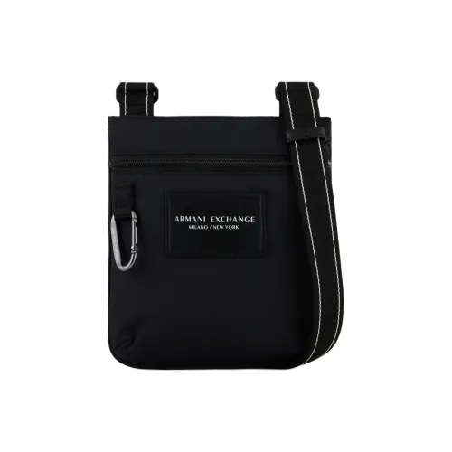 ARMANI EXCHANGEAE Полиамид Курьерская сумка Сумка через плечо Маленькая мужская черная сумка