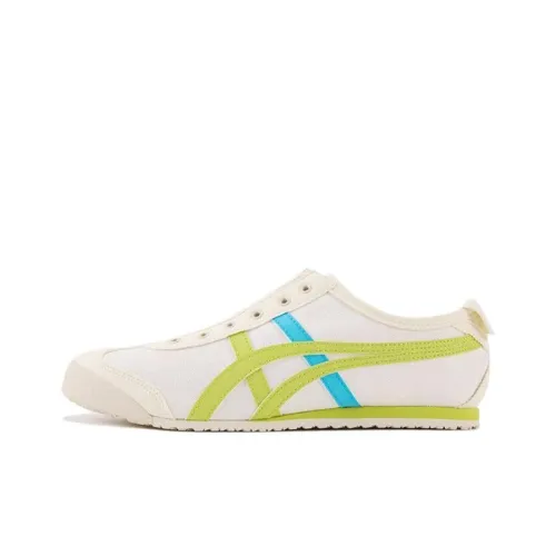 Onitsuka Tiger MEXICO 66 Slip-resistant Low Top Повседневная обувь Унисекс Бежевый Зеленый