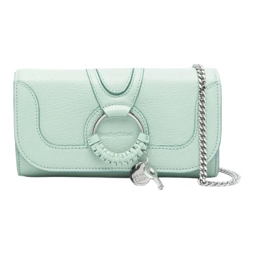 See By Chloe Hana Телячья кожа Сумка через плечо Сумка на плечо Женская Аква Синий