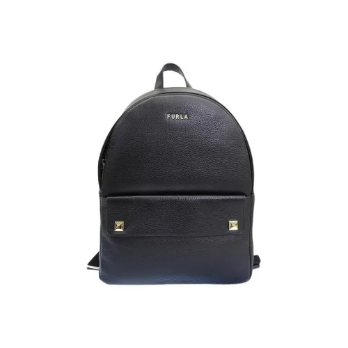 Furla Leather Backpack Backpack Women's Black