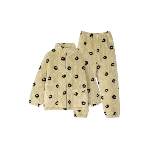 Song Qianya Пижамный комплект женский горохово-зеленый