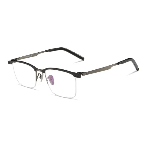 SOXICK Чистый титан Пластиковая оправа Прямоугольные Оправы для очков Мужские