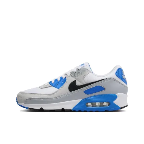 Nike Air Max 90 'Lions' Low Топ Повседневная обувь Мужская Белый Синий Серый