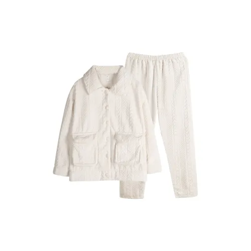 Xuan Liang 61766 Кремово-белый Женские Пижамные комплекты