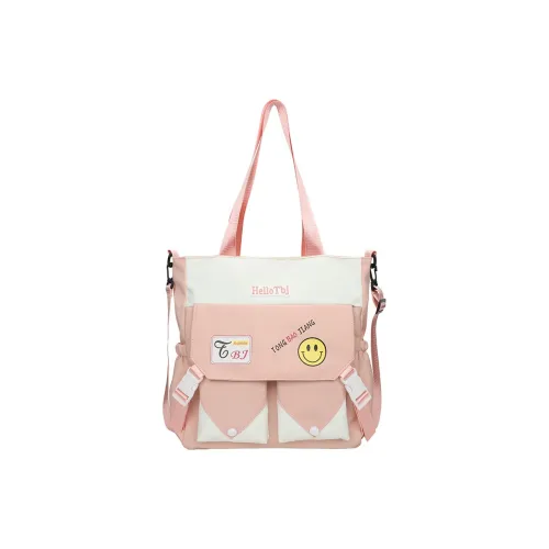 Techson Нейлоновая Сумка через плечо среднего размера унисекс розовая бежевая желтая зеленая черная фиолетовая