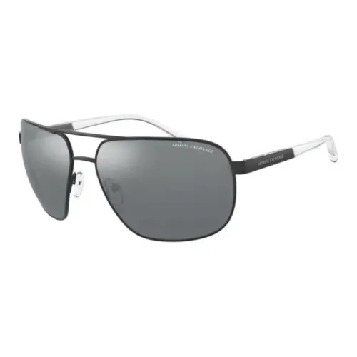 ARMANI EXCHANGE Металл Aviator Солнцезащитные очки Мужской Черный