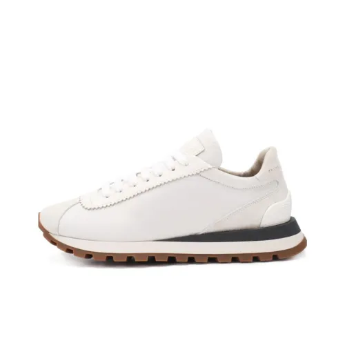 BRUNELLO CUCINELLI Низкий топ Повседневная обувь Женская Белая