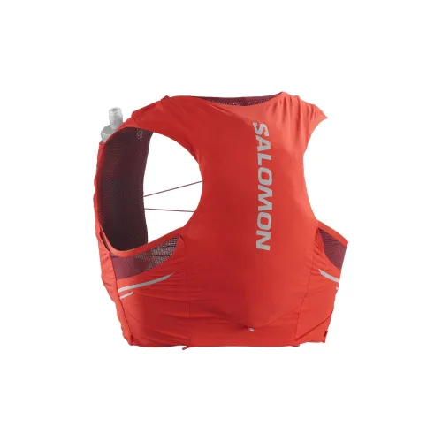 SALOMON Полиэстер Рюкзак Маленький Мужской Огонь Красный Эбеновое дерево Каберне Совиньон