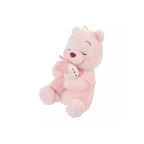 Disney Winnie Bear And Свинка Вишневый цветок Дизайн Брелок Кукла Плюшевая Подвеска 14 см Высота