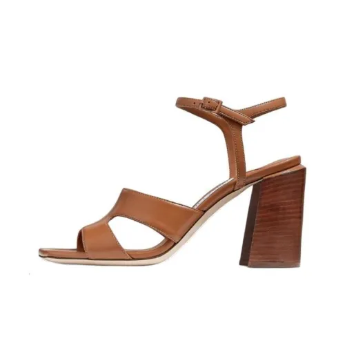 Jimmy Choo One Sandals с ремешком 8,5 см женские коричневый