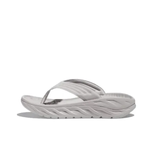 HOKA ONE ONE Ora Recovery Flip Flops Rock White Men's