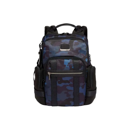 TUMI Alpha Bravo Нейлон Рюкзак Мужской Морской Синий Камуфляж