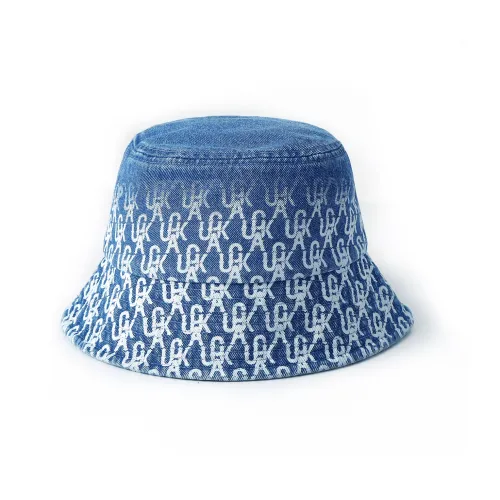Guuka Cotton Bucket Hats Унисекс Джинсовый Синий