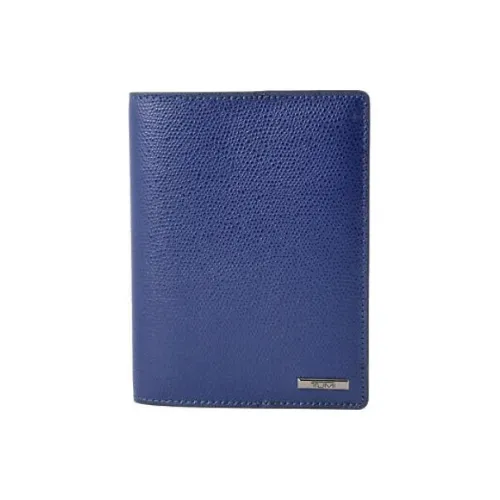 TUMI Телячья кожа Держатель для паспорта Мужской Синий