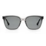 Прозрачно-серая оправа с серыми линзами