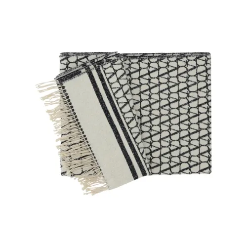 Valentino Вязаные шарфы Мужской Белый