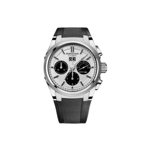 PARMIGIANI Автоматический Механический Механизм Мужские Часы 42мм*13,7мм Серебряный