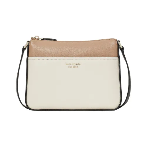 Kate Spade Кожа Сумка через плечо Средняя Женская Белая и Бежевая