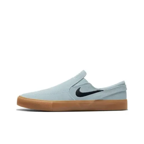 nike SB Zoom Stefan Janoski Slip Light Armory Амортизация Износостойкий Низкий Топ Скейтборд Кроссовки Унисекс Синий