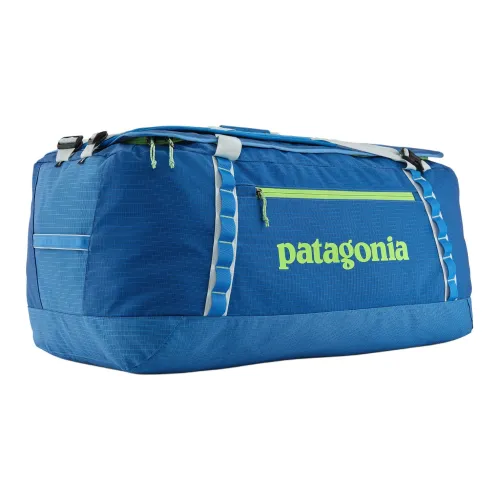 Patagonia 100L Альпинистский рюкзак Outdoor Сумка Переработанный полиэстер Матовый Контейнер Синий Унисекс