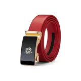 Золотистая пряжка, полный красный ремешок