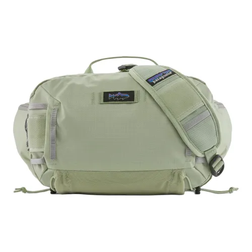 Patagonia 11L Бананка На открытом воздухе Сумка Переработанный нейлон Salvia ROOTS совместный бренд Зеленый Унисекс