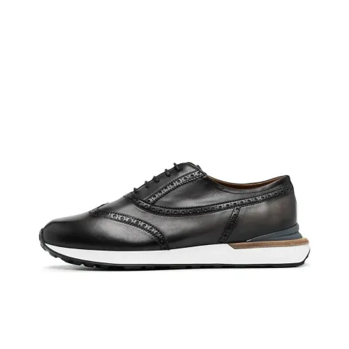 Magnanni Низкий топ Повседневная обувь Мужская Черная