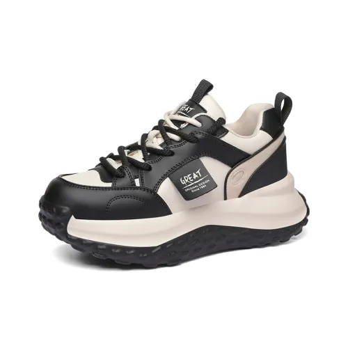 Golden Silk Rabbit Низкий топ массивные кроссовки женские черные