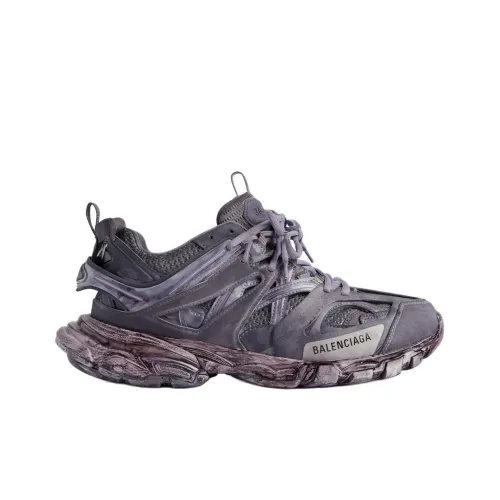 Balenciaga Track Толстая подошва Кроссовки Низкие Топ Фиолетовые Женские