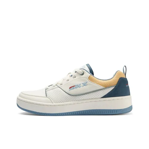 Skechers Повседневный Низкий Топ Белый Синий Желтый Мужской