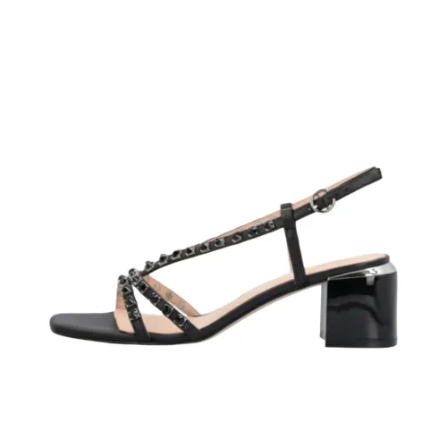 PINKO One Ремешок Сандалии 6 см Женские Черные
