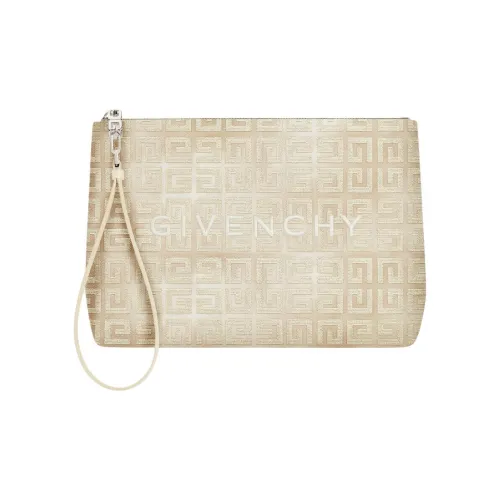 Givenchy 4G Хлопок Spelled Латунь Клатч Женские Пыльно-Золотой